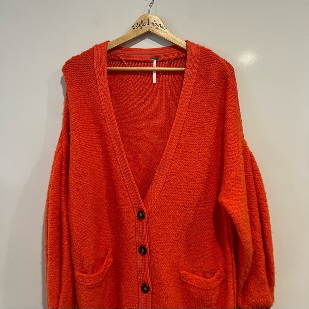 Free People Snow Drop Oversized Cardigan Sweater - Picture 7 of 12